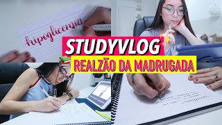 STUDY VLOG REALZÃO DA MADRUGADA - MEDICINA - Harumy Nakanishi