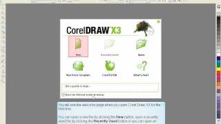 CorelDRAW  X3 Interface and basic concept