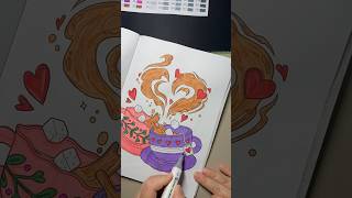 Tea Time #satisfying #asmr #art #asmrcoloring #coloring #satisfyingcoloring #asmrvideo #satisfying