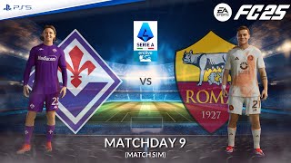 Fiorentina - Roma ⚽️ Serie A 2024/25 Match Sim ft. Dovbyk, Dybala | FC 25