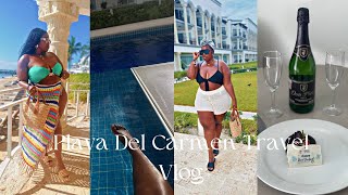 Playa del Carmen Travel Vlog | Birthday Trip | Hilton Resorts | Plus Size Vlogger | Quiara B