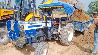 Mahindra 585 Vs Swaraj 744 मैं देख लो आज क्या फर्क है Takki fans/ Eicher 380| Swaraj tractor on load