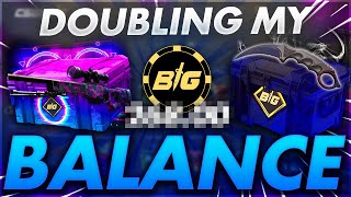 DOUBLING MY BALANCE ON CSGOBIG! | CHAD