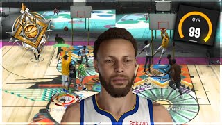 99 OVR 6'8 LEGEND STEPH CURRY DESTROYS THE PARK! NBA 2K21 Current Gen!