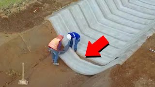 इस चादर को गड्ढे मैं बिछाने का कारण जानकार आप भी हैरान रह जाएंगे  | Amazing Construction Technique