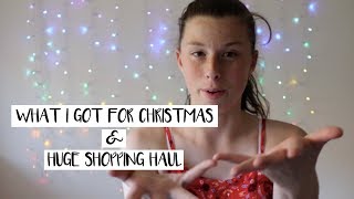 WHAT I GOT FOR XMAS 2018 & HUGE SHOPPING HAUL