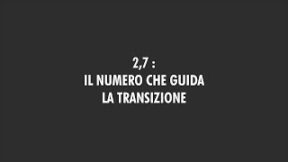 2,7 il numero che guida la transizione