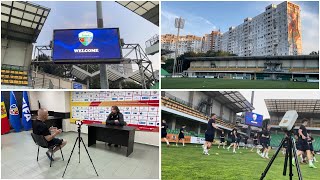 ⚽️ 🇲🇩 At the national stadium in Moldova with The New Saints