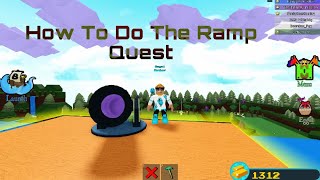 Best Way To Do the ramp quest  under 3 minutes in build a boat for treasure in Roblox