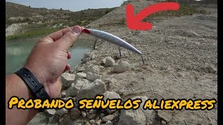 Probando Señuelos ( Aliexpress ) Un Buen BOLO