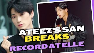 Ateez member San wins Best K-pop Icon award at Elle Style Awards 2024 #ateez #atiny #san