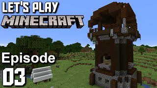 Minecraft Let's Play - Ep. 3 - Exploring A Pillager Outpost