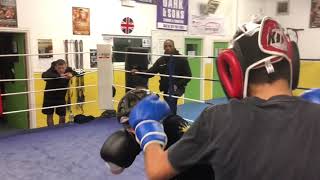 Tin boxing sparring October 2018