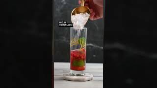 STRAWBERRY MOJITO 🍹 #coctelería #cóctel #coctelesencasa #bartender #barman