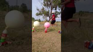 Balon, Coca Cola, Mentos, Soda ll eksperimen