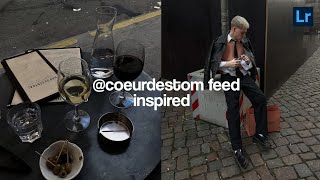 @coeurdestom feed | instagram feed | lightroom presets free download