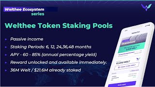 Staking Pools | Crypto | Welthee Token Staking | Win your Rewards