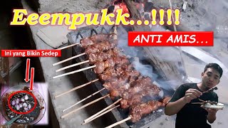 RESEP SATE KAMBING EMPUK dan  ANTI BAU/AMIS. ada rahasianya.... #AWEkuliner