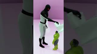 Who is best Hulk or spider man 💥💥 #hulk #hulkvsspiderman #3danimation #funny