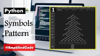 1. Christmas Tree Symbol Pattern Project Code | Python Programming