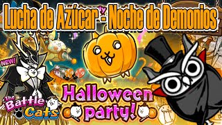 FELIZ HALLOWEEN | Lucha de Azúcar - Noche de Demonios | Contrarreloj | The Battle Cats