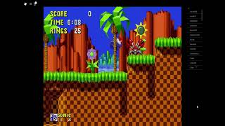 Sonic the Hedgehog - Green Hill Zone Act 1 (All Backgrounds in Order) (Different Music)