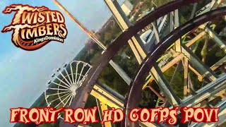 Twisted Timbers Front Row HD 60fps Pivothead POV 2018 | Kings Dominion