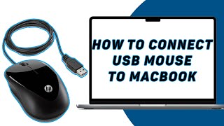 How To Connect USB Mouse To Macbook 2024 (no USB connector)