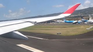 Air Mauritius A350-900 3B-NBP TakeOff RUN-MRU@AirMauriitius 06/10/2022