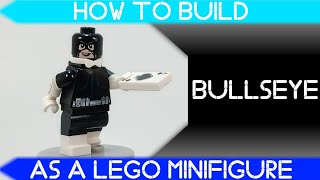 How to Build Bullseye as a LEGO Minifigure