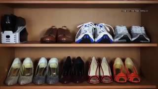 Easy Shoe Organizer - Easily Organize Your Shoes Using Half The Space (Pack Of 2)