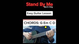 Stand By Me Guitar Lesson Ben E King Easy Beginners Guitar Tutorial