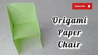 Origami Paper Chair | How To Make an Origami Chair | Easy origami Chair |@MuntahaImaginativeCraft..