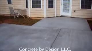 Concrete Patio Project-South Atlanta Makeover.