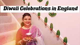 "Happy Diwali" 2021 England🤩Preparation & Celebrations ✨Indian Family VLOG || Minni ki duniya