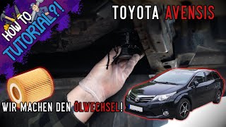 Toyota Avensis - Einfach mal Öl wechseln 😁 #viral #car #tutorial