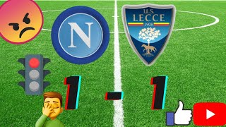 NAPOLI-LECCE 1-1 DELUSIONE, NAPOLI NON VA ALTRE IL PARI OSIMHEN... FANTASMA, SPALLETTI SBAGLIA TUTTO