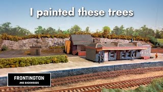 Painting trees on my backscene | Modelling a GWR branch line | Episode 20