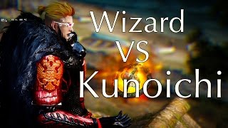 Black Desert Awakening Wizard VS Kunoichi PVP