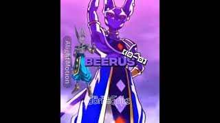 Boros vs Beerus #onepunchman #dragonball #like #subscribe #shorts