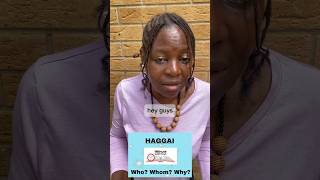 Introducing Haggai: Who? Whom? Why? #shorts