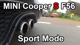 MINI Cooper S  Exhaust Sound in Sport mode