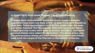 Pharaoh's Mummy In Quran.