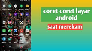 coret coret di layar android saat merekam