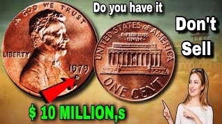 USA One Cent 1979D Liberty Most Valuable Old Coins, Rare Coins Worth $10 Million, Numismatics