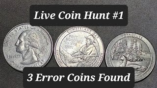 Live Quarter Hunt July 7, 2024. Hunting for Errors, Varieties, and Low Mintage coins.