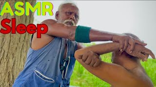 ASMR BABA KALLU HEAD & BACK MASSAGE||ASMR PAIN KILLER BODY MASSAGE ||ASMR STRESS RELIEVER BACK PAIN