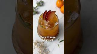 Plum Orange Mocktail