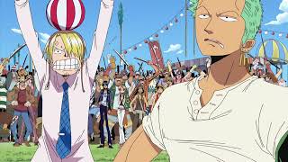 Zoro and Sanji fight