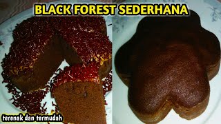 cara membuat black forest kukus simple